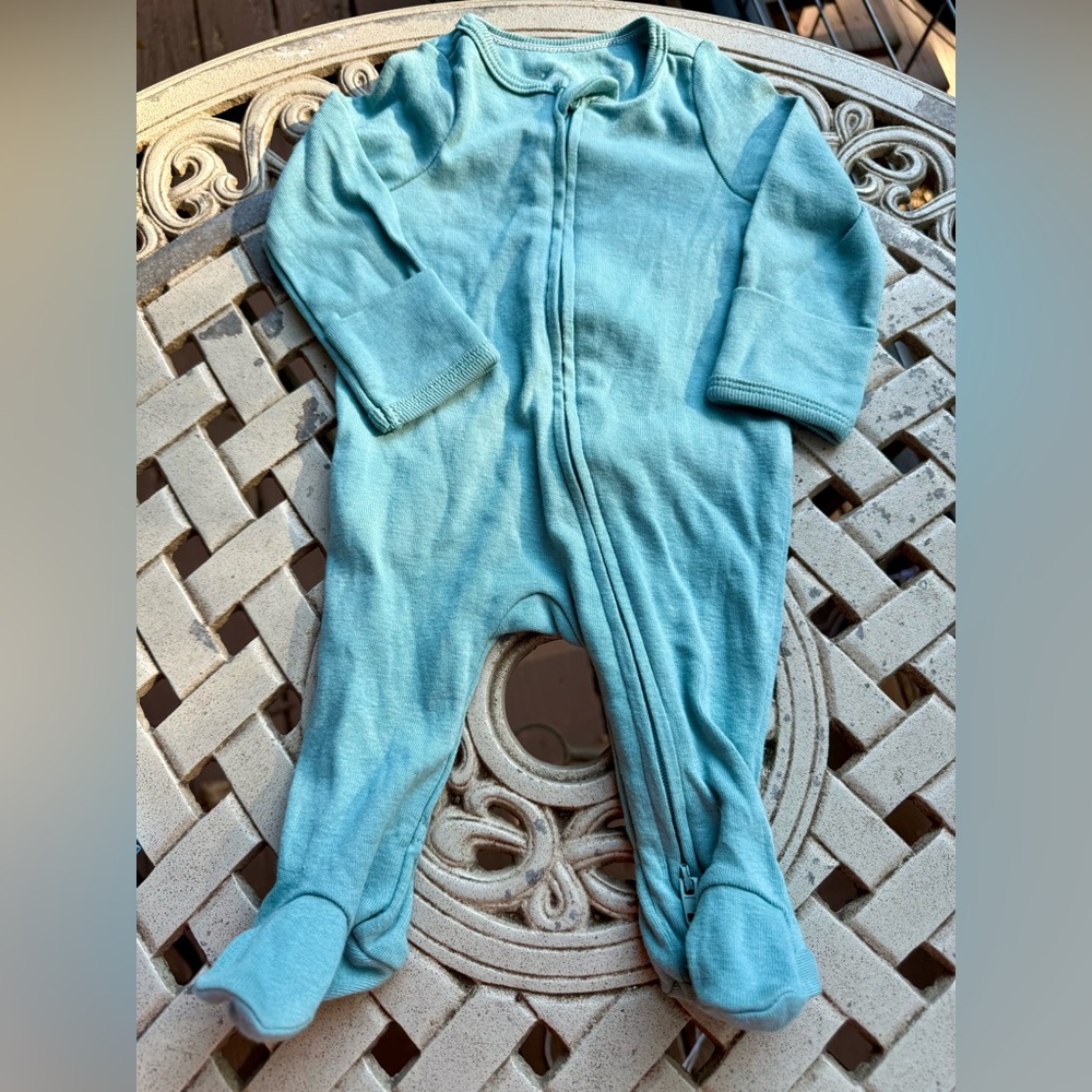 Cloud Island Aqua Kids Footed Onesie NEW!